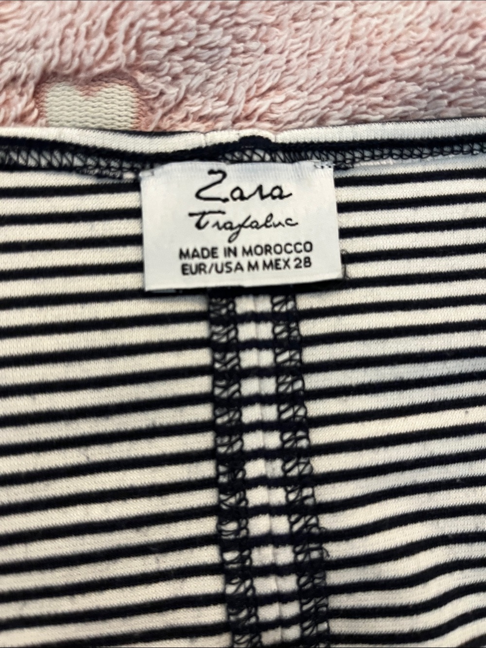 Zara Black and White Striped Tank Bodycon Dress - Picture 6 of 6